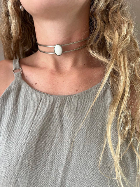 Lunar Choker Silver